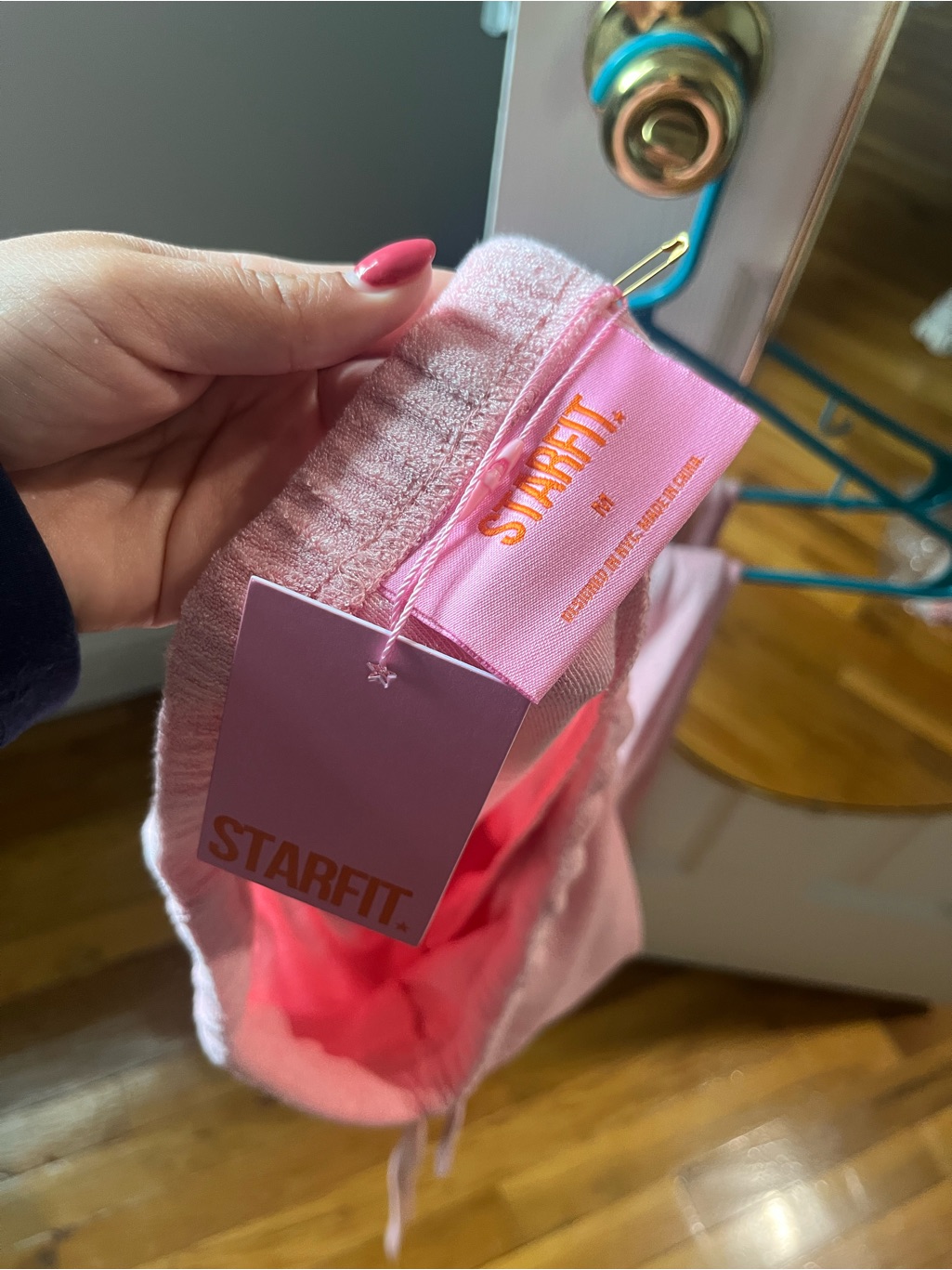 Women’s Pink Terry Lounge Pants — image 4 of 5